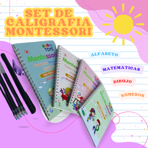 SET MAGICO DE CALIGRAFIA MONTESSORI